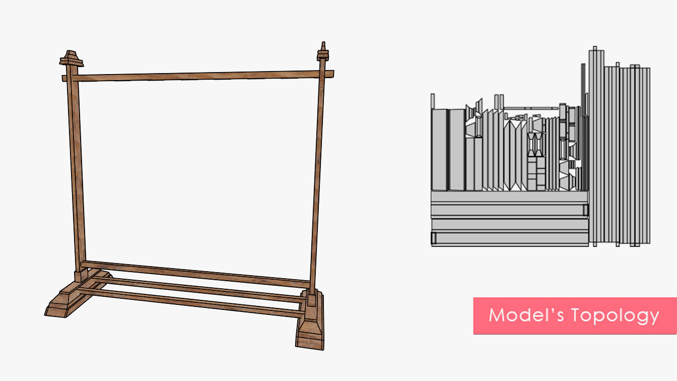 Medieval Clothes Rack