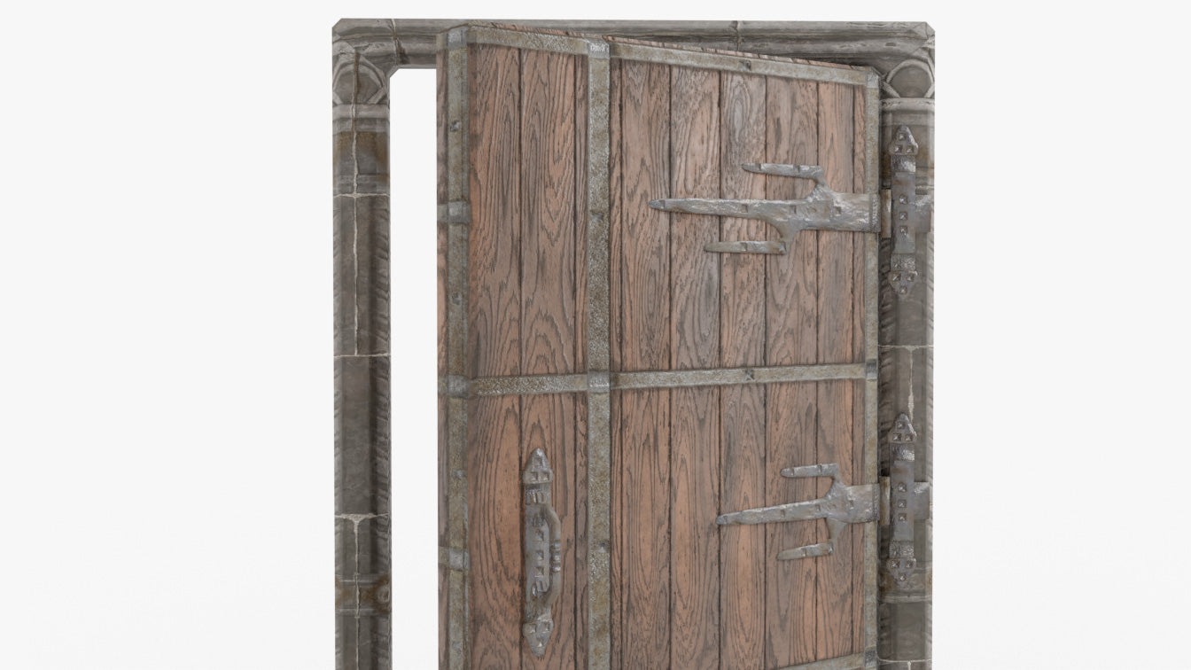 Medieval Riveted Door