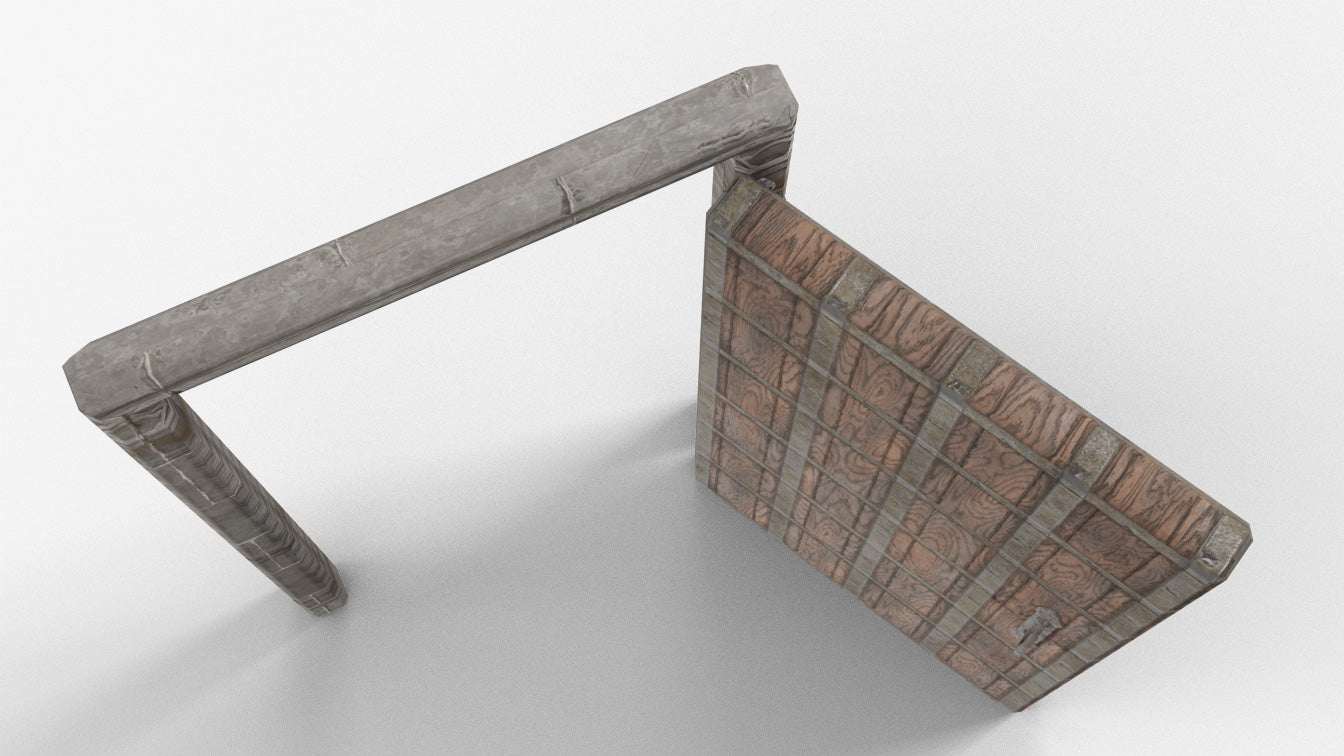 Medieval Riveted Door