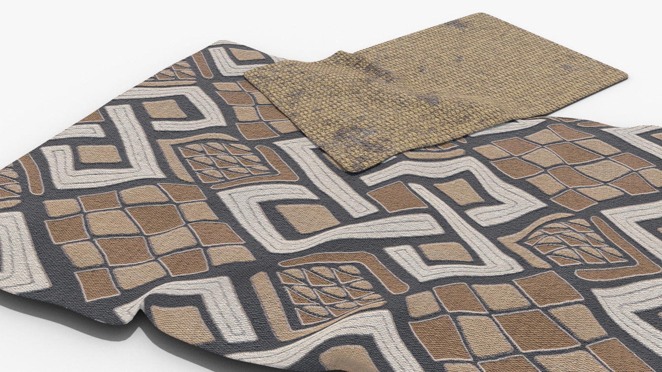 natural carpets african medieval fantasy 3d model blender obj